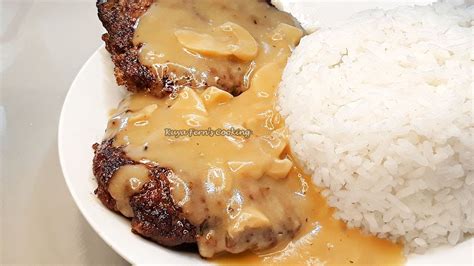 Easy Burger Steak (Ala Jollibee Burger Steak) .